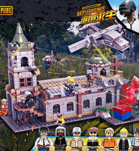 PUBG Building Blocks 728 PCS