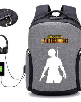 PUBG Backpack USB Charging 16 Style